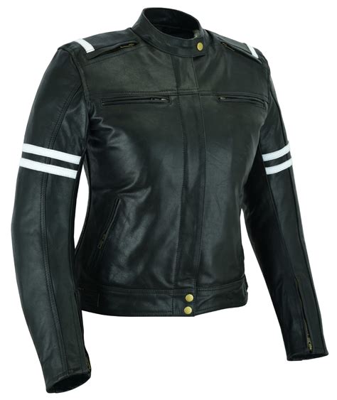 Lvc Vintage Chaqueta De Cuero Para Moto Mujer D S Moto