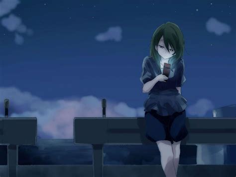 Lonely Anime Girl Wallpapers - Top Free Lonely Anime Girl Backgrounds ...