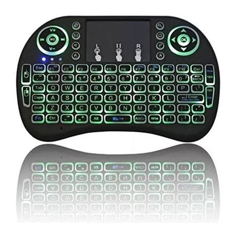 Mini Teclado Iluminado Controle Sem Fio P Smart Tv Box Nfe Exbom Teclado Para Tv Magazine