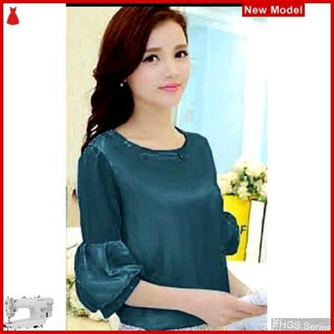 Fhgs Model Blouse Diana Tosca Wolly Blouse Perempuan Crepe Bmg