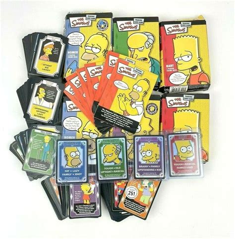 The Simpsons Trading Card Game Lot Foils Theme Deck 350 Cards Wizards