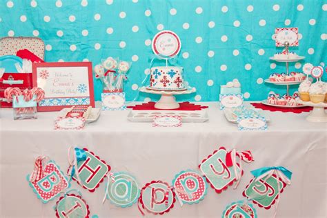 The Tomkat Studio Real Parties Emmas Sweet Snowflake Birthday Party