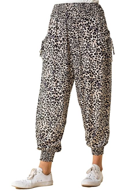 Harem Trousers Jersey And Printed Harem Pants Matalan