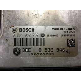 ENGINE ECU BOSCH EDC17C50 6 59 0281032230 BMW DDE 8588946