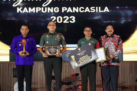 Kelurahan Kampung Baru Buleleng Dapat Penghargaan Kampung Pancasila