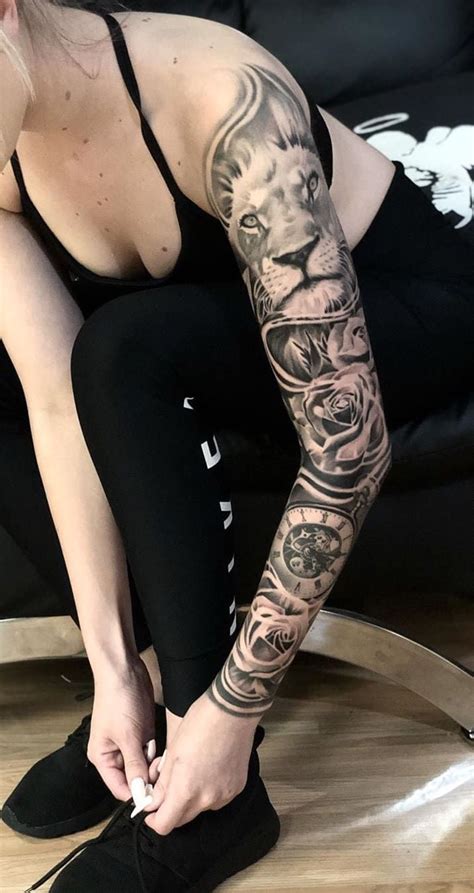 20 Tatuagens Femininas De Braço Fechado Incríveis Eu Amo Tatuagens Tatuagem No Braço Inteiro