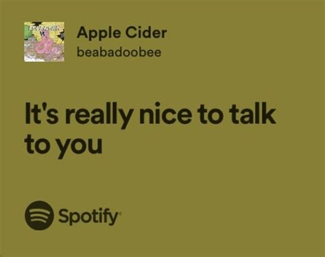 Apple Cider In 2023 Just Lyrics Pretty Lyrics Love Songs Lyrics