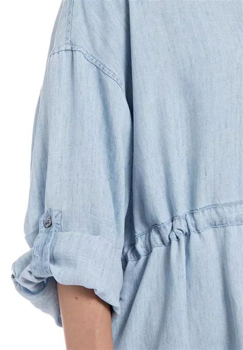 Jual REPLAY REPLAY OVERSIZED DENIM SHIRT DRESS Original 2023 ZALORA