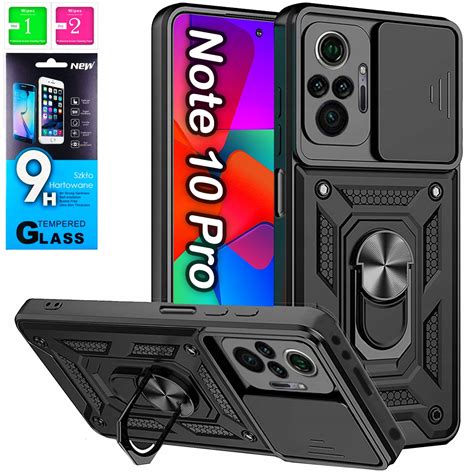 Etui Pancerne MOCNE Plecki Case OBUDOWA SZKŁO do Xiaomi Redmi Note 10