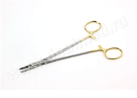 Иглодержатель общехирургический, армированный твердым сплавом, 180 мм ...