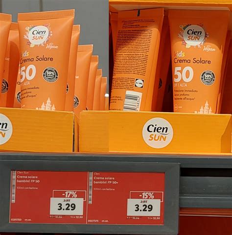 Cien Sun Lidl Linea Solari