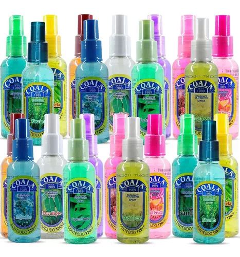 Kit Coala 12 Unidades Odorizantes Spray Escolher 120ml MercadoLivre