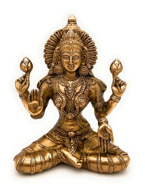 Buy Bhunes Sculptures Laxmi Idol Brass Lakshmi Statue Murti