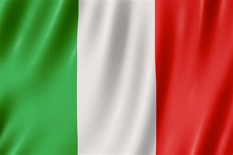 Premium Photo Flag Of Italy D Illustration Of The Italian Flag Waving