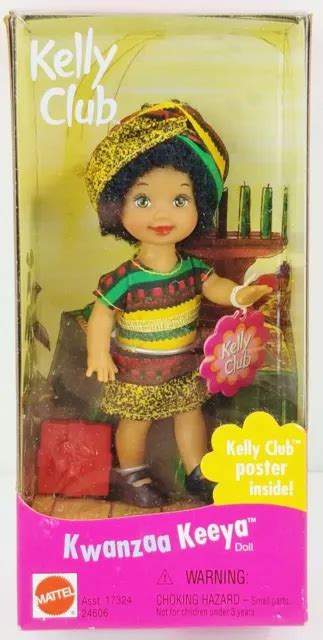 Barbie Kelly Club Kwanzaa Keeya Doll African American 1999 Mattel 24606