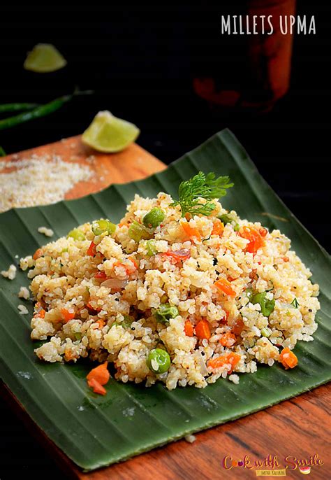 Millet Upma Recipe Kodo Millet Upma Varagu Upma Recipe Cook With