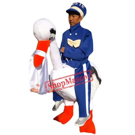 Big White Goose Mascot Advertising Easter Goose Mascot Costume