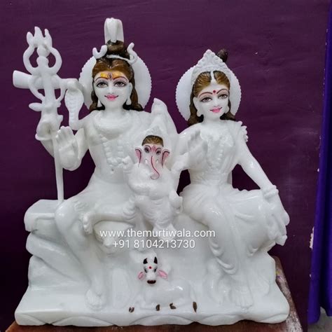 Shiv Parvati Marble Statue Online Shiv Parivar Marble Murti Manufacturer