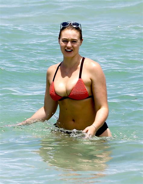 Iskra Lawrence Bikini Photoshoot Beach In Miami FL July 2016
