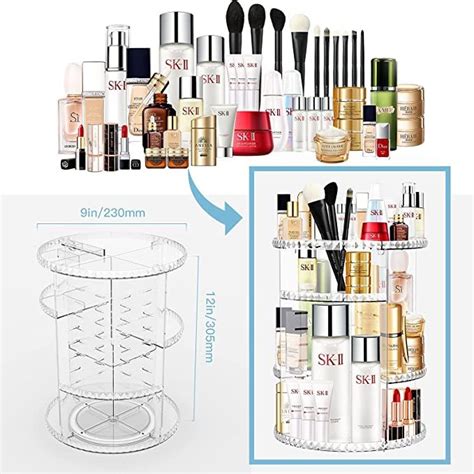 Withosent Make Up Organizer 360 Drehbar Schminktisch Kosmetik Parfüm