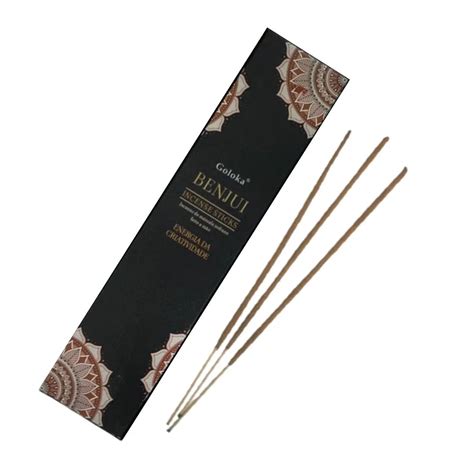 Incenso Indiano De Massala Linha Goloka Black Benjui 15G LOTUS