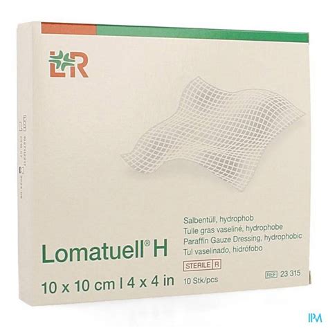 Lomatuell H Kompres Ster 10x10cm 10 23315-Online apotheek-Pharmazone