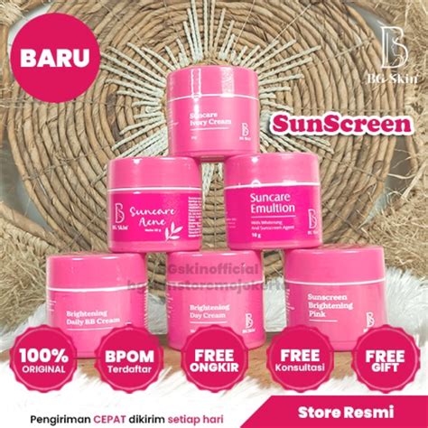 Jual BG SKIN Day Cream Suncare Acne Sunscreen All Bg Skin BB Cream