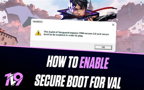 How To Enable Secure Boot For Valorant 1v9