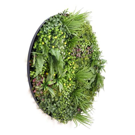 Beautiful Lifelike Artificial Green Walls And Artificial Green Discs