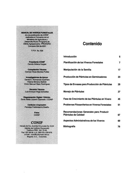 Manual De Viveros Forestales Ica Pdf