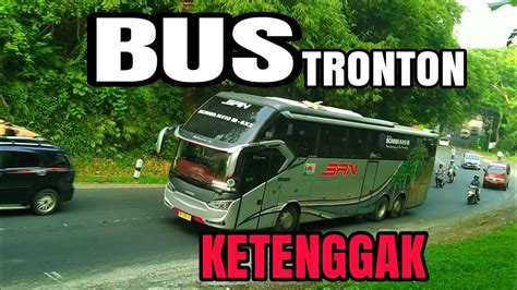 Bus Scania Tronton Ketenggak Di Tanjakan Batununggul Ciamis Youtube