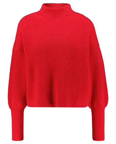 Damen Strickpullover Mit Wolle Und Alpaka