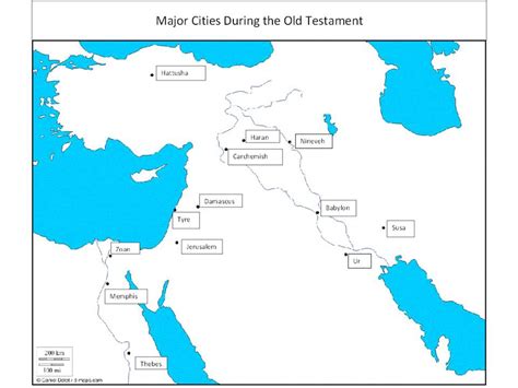 Printable Old Testament Maps