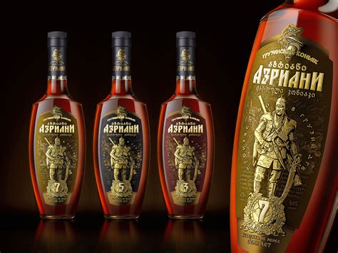 Грузинский коньяк "Азриани" | Wine label design, Cigars and whiskey ...