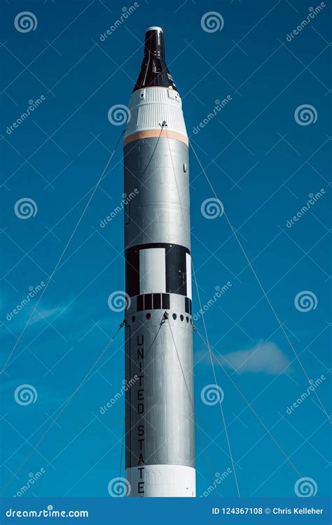 Cape Canaveral, Florida - August 13, 2018: Rocket Garden at NASA ...