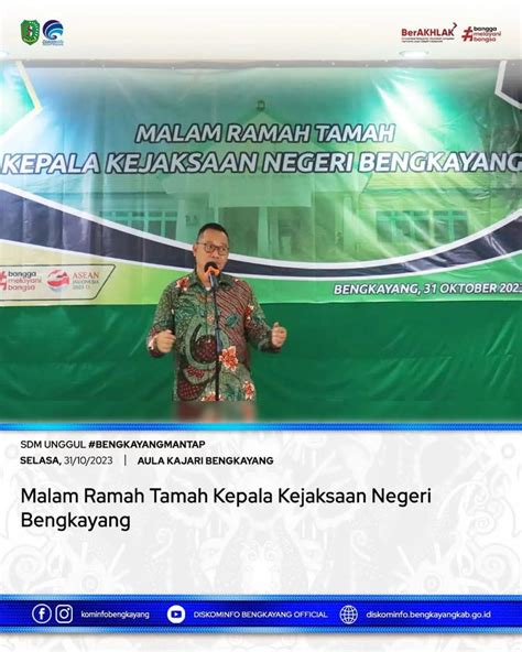 Malam Ramah Tamah Kepala Kejaksaan Negeri Bengkayang KABUPATEN BENGKAYANG