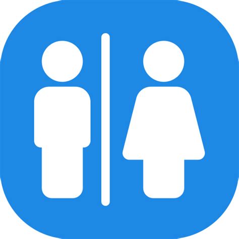 Restroom Generic Color Fill Icon