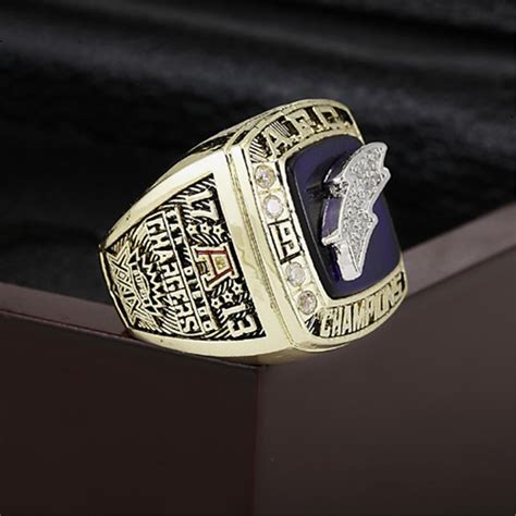 1994 San Diego Chargers Afc Football Championship Ring Size 10 13 With