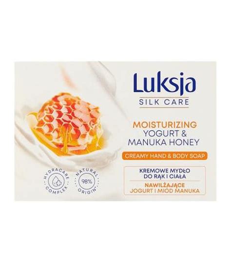 Luksja Silk Care Kremowe Mydło w kostce Jogurt i Miód manuka 100 g