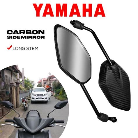 Yamaha Sniper Long Stem Motorcycle Side Mirror Carbon Black Cod