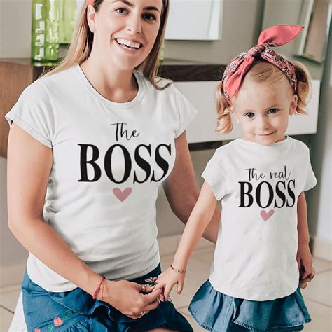 Set Coordinato Magliette T Shirt Personalizzate Mamma E Figlia O The