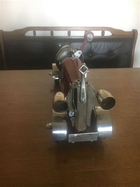 Sewing Machine Hot Rod Car Man Cave Decor Scrap Metal Art Metal Sculpture Vintage Sewing Machine