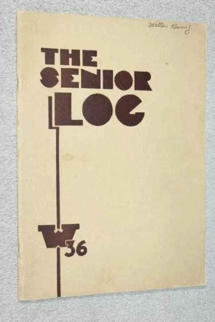 1936 James Garfield High School Yearbook Los Angeles Californie Ca