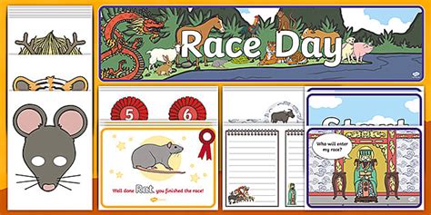 Chinese New Year Story Race Role Play Pack Twinkl