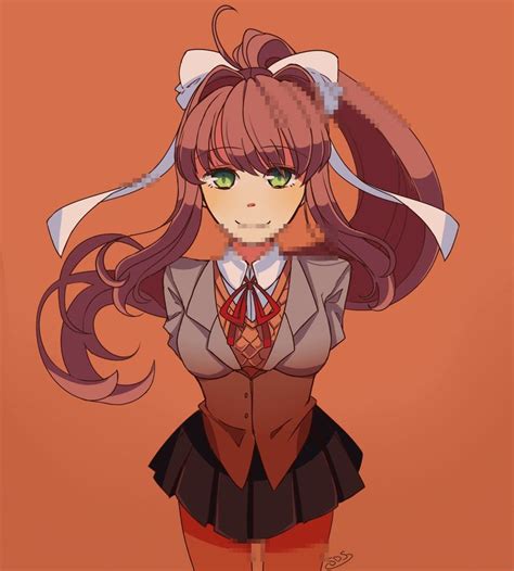 Just Monika Fanart Literatura Dibujos