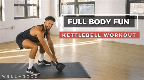 Full Body Fun Kettlebell Workout Trainer Of The Month Club Well Good Youtube