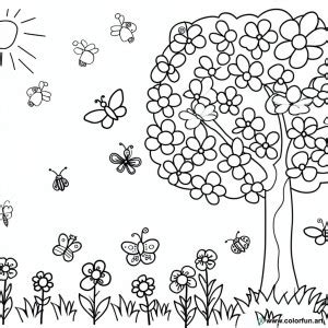 Coloriage De Printemps Pour Gs T L Charger Ou Imprimer Gratuitement