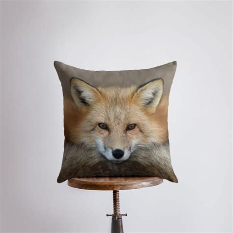 Fox Cushion Etsy