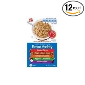 Amazon.com: Ralston Foods Instant Oatmeal Hot Cereal, 13.5 Ounce -- 12 ...