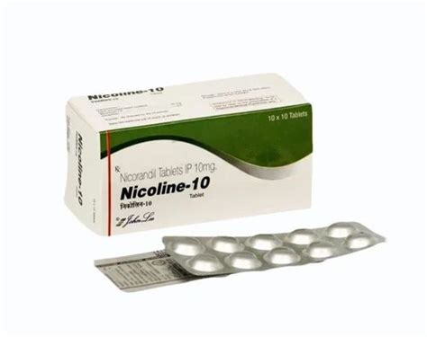 Nicorandil 10 Mg Tablets at Rs 1681/box | Kumbharia | Surat | ID ...